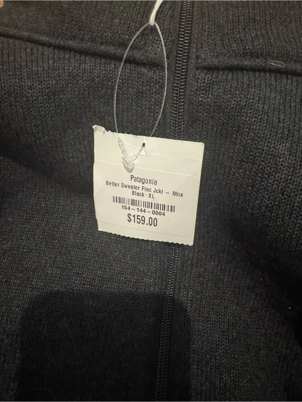 Patagonia Black Full‑Zip Sweater Fleece Jacket